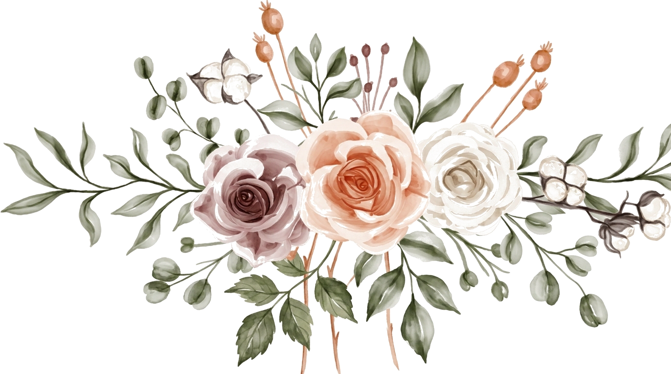Bottom Floral Garland